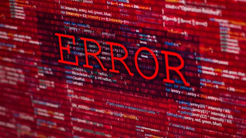 menghindari kesalahan website error