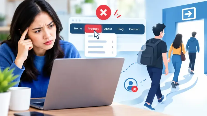 7 website navigation mistakes that quietly cost a business its potential customers