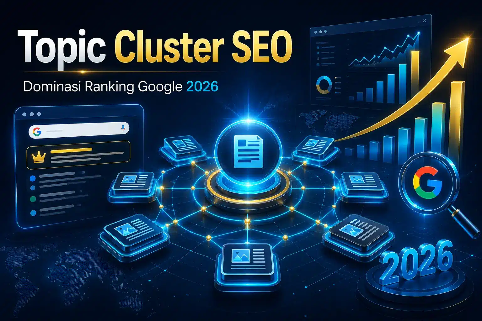 Topic Cluster SEO: 7 Cara Dominasi Ranking Google di 2026