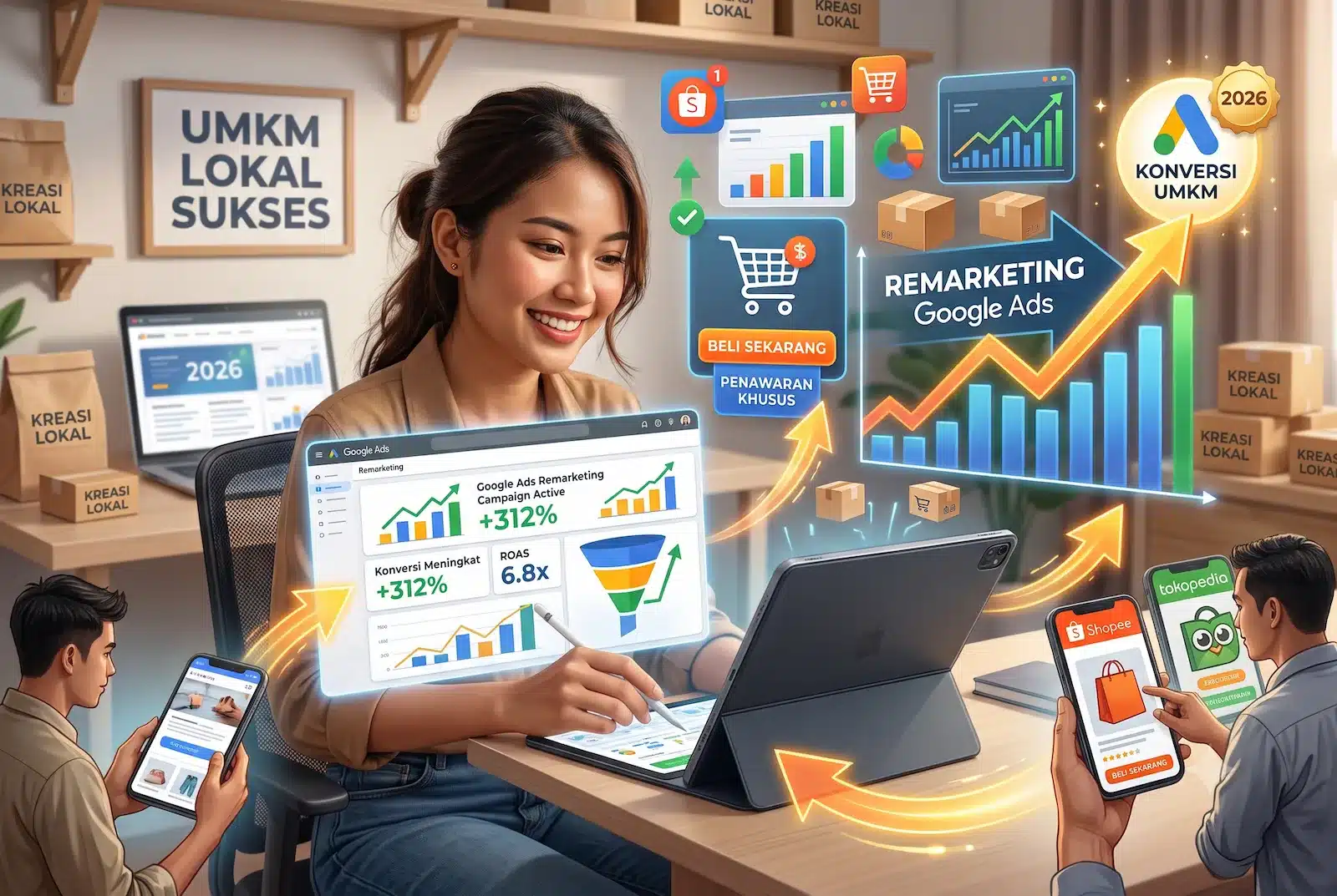 Remarketing Google Ads: 7 Strategi Ampuh Naikkan Konversi UMKM di 2026