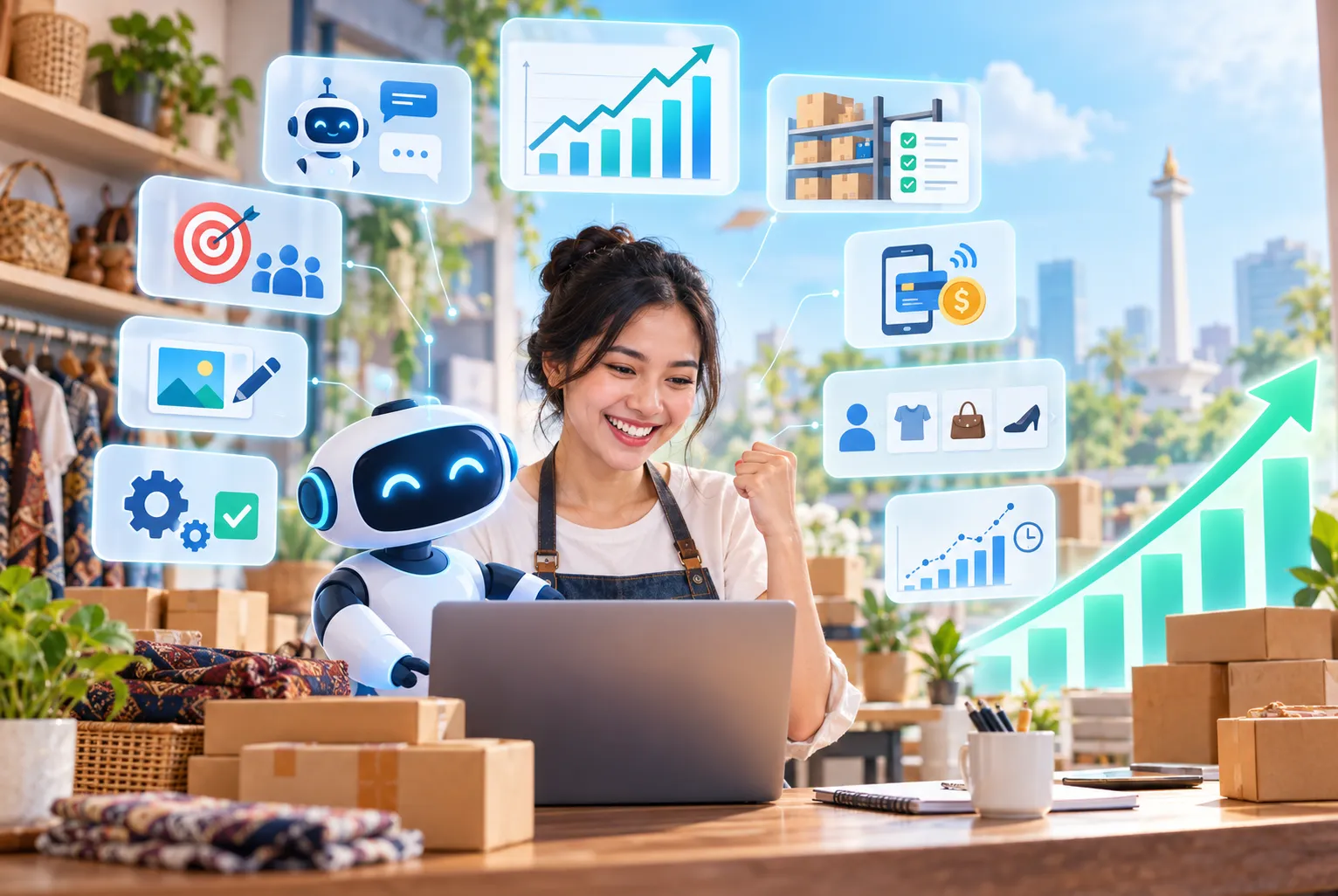 AI untuk UMKM: 9 Cara Praktis Naikkan Omzet di 2026