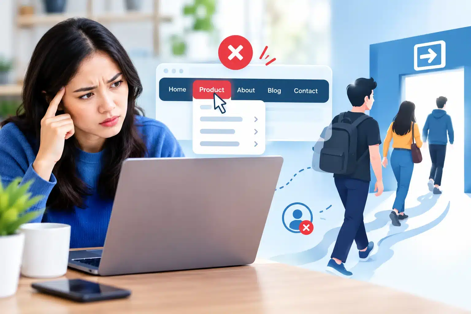7 Kesalahan Navigasi Website yang Diam-Diam Membuang Calon Pelanggan